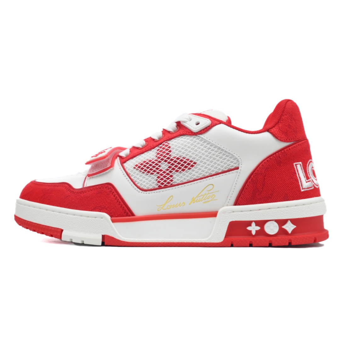 LOUIS VUITTON TRAINER «Red White» - Image 1