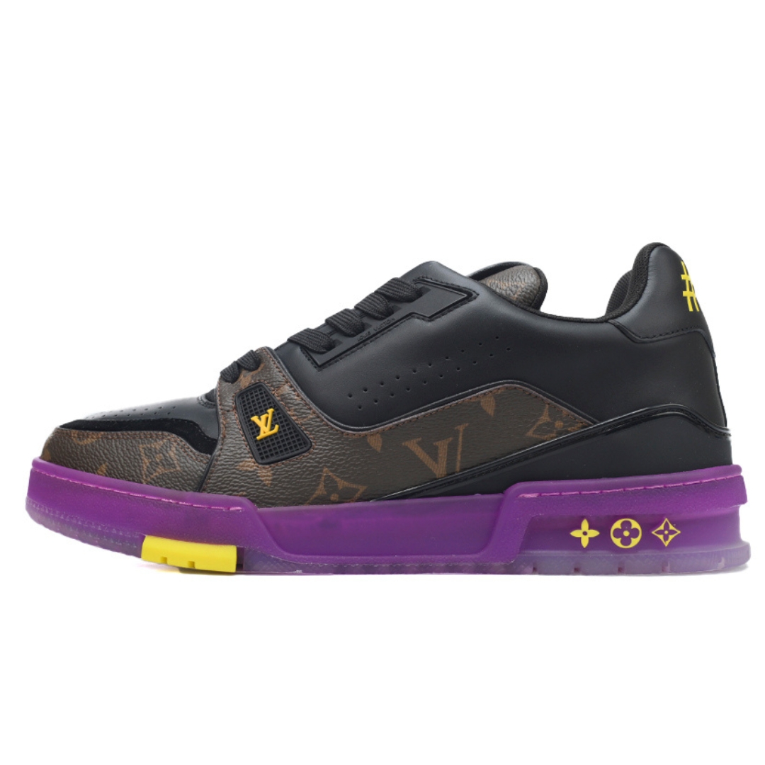 LOUIS VUITTON TRAINER «Purple Black» - Imagen 1