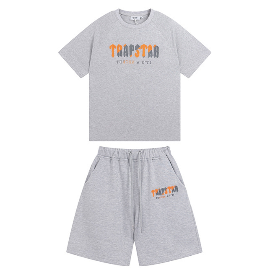10 CONJUNTO CORTO TRAPSTAR «Grey Orange» - Imagen 1