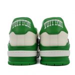 LOUIS VUITTON TRAINER «Green White» - Image 4