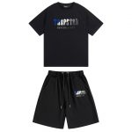 CONJUNTO CORTO TRAPSTAR « Black White Blue Grey»