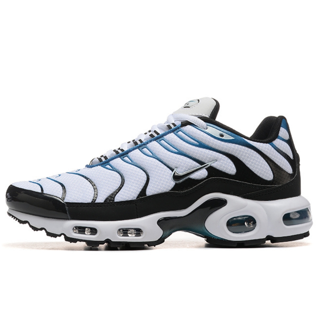 NIKE TN AIR MAX PLUS «Black White Metallic Silver Deep Royal Blue» - Imagen 1