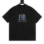 CAMISETA BALENCIAGA "Black Blue" 11 - Imagen 2