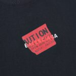 CAMISETA BALENCIAGA "Black Red 3" - Imagen 5