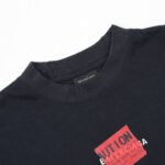 CAMISETA BALENCIAGA "Black Red 3" - Imagen 3
