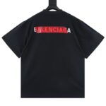 CAMISETA BALENCIAGA "Black Red 3" - Imagen 2