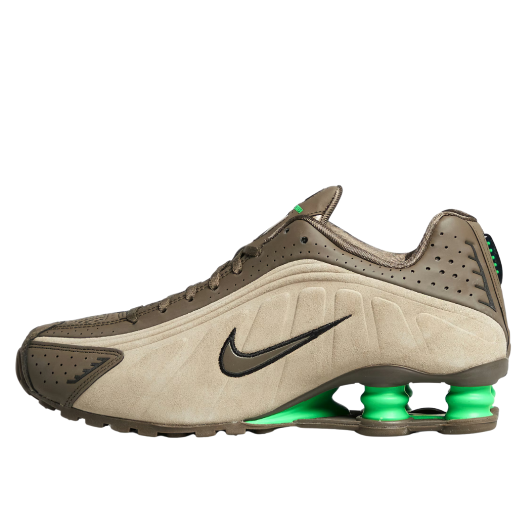 2 Nike Shox R4 Brown Green - Imagen 1