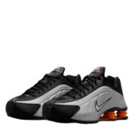 Nike Shox R4 Black/Vast Grey/Bright Mandarin - Imagen 3