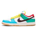 SB DUNK Low "Black, red and green"