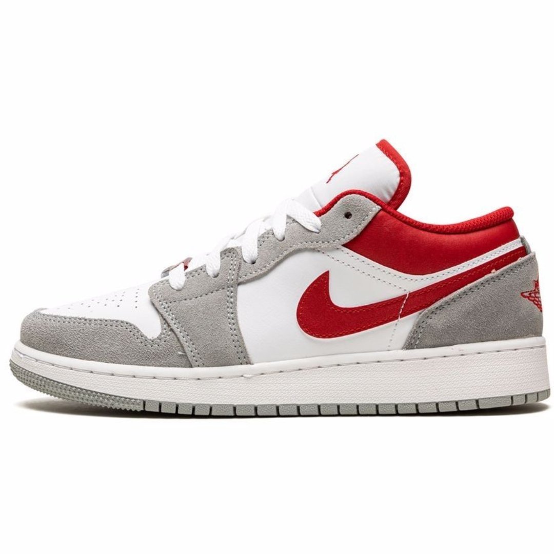 4-460.jpg AIR JORDAN 1 Low "Grey Red" - Image 1