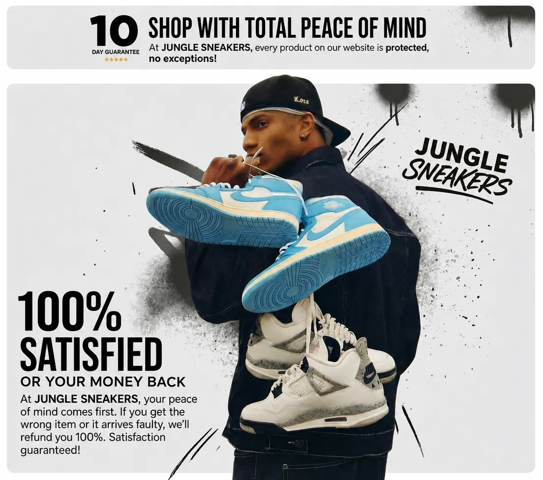 Total security on your purchase · 100% satisfied or your money back