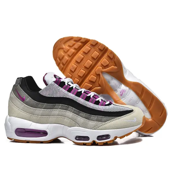 NIKE AIR MAX 95 «GRIS/NEGRO/PÚRPURA»